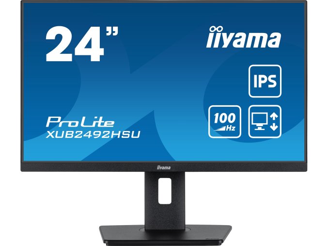 iiyama ProLite/XUB2492HSU-B6/23,8"/IPS/FHD/100Hz/0,4ms/Black/3R