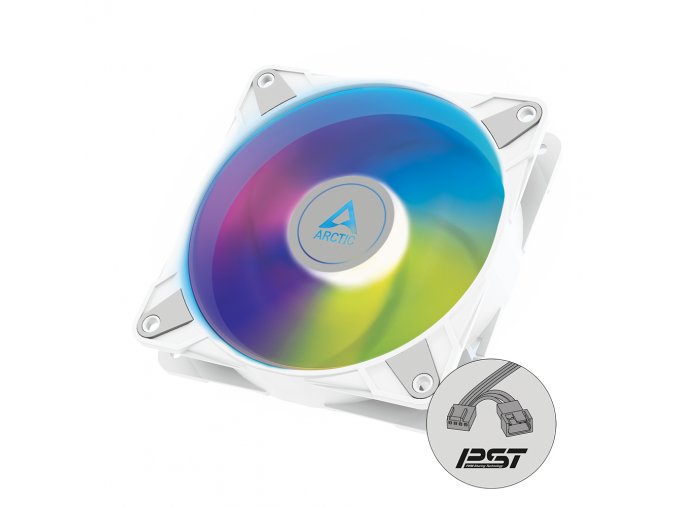 ARCTIC P12 PWM PST A-RGB 0dB – 120mm Pressure optimized case fan | PWM controlled speed with PST | A