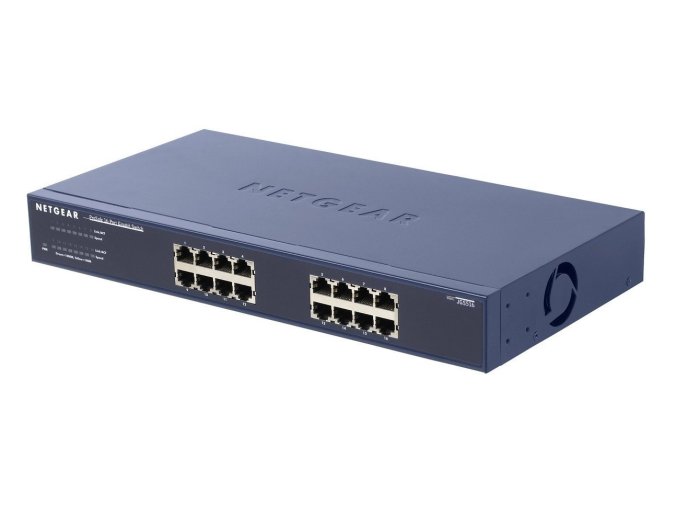 NETGEAR ProSAFE® 16-port Gigabit Ethernet Switches, Rack-mountable, JGS516