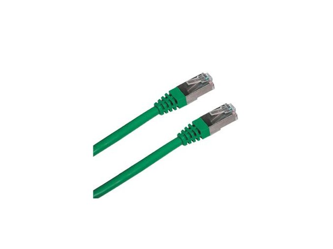 Patch cord FTP cat5e 1M zelený