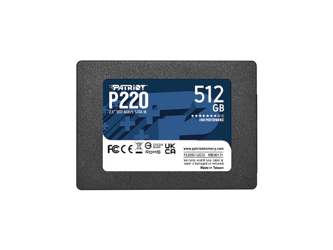 PATRIOT P220/512GB/SSD/2.5"/SATA/3R