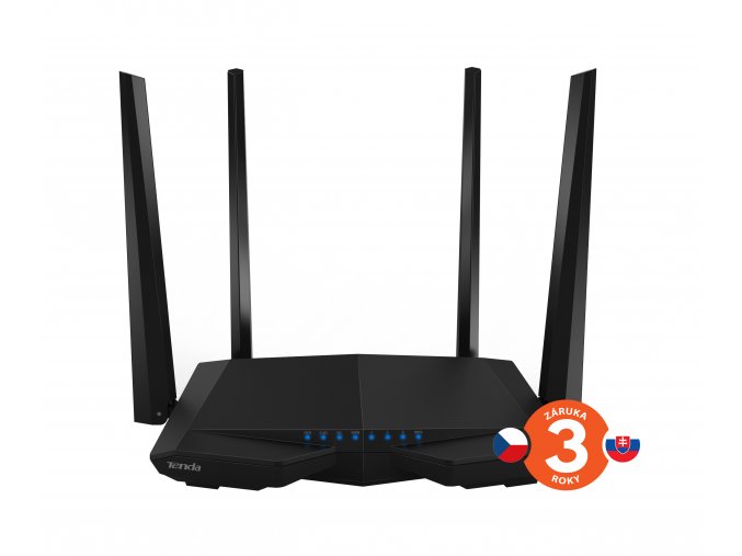 Tenda AC6 WiFi AC Router 1200Mb/s, VPN server/klient, WISP, Universal Repeater, 4x5dBi antény