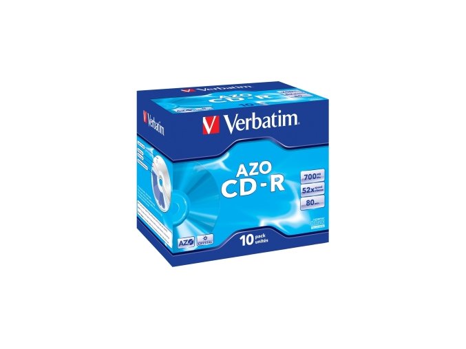 VERBATIM CD-R(10-Pack)Jewel/Crystal/52x/700MB