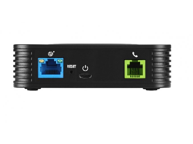 Grandstream HT801 (ATA), 1x FXS, 1x SIP účet, 1x LAN, 3cestná audio konf., auto-provisioning