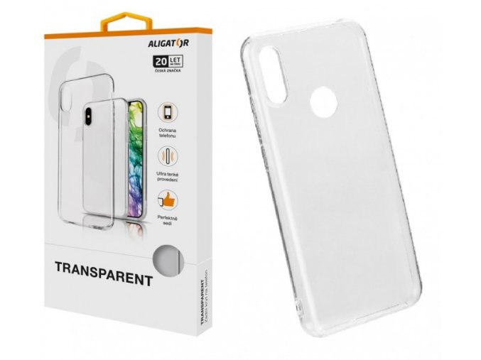 ALIGATOR Pouzdro Transparent Huawei Y6s/Honor 8A
