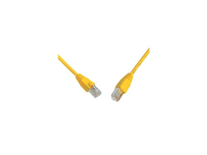 SOLARIX patch kabel CAT6 SFTP PVC 1m žlutý