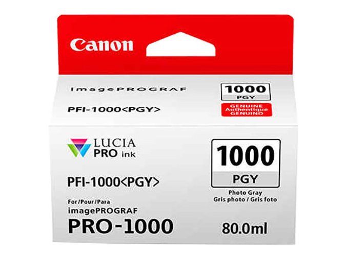 Canon PFI-1000 PGY, photo šedý