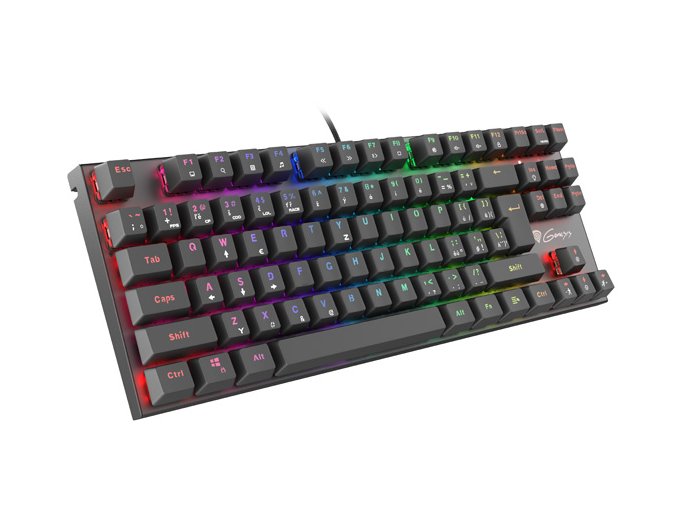 Genesis herní mechanická klávesnice THOR 300/RGB/Outemu Red/Drátová USB/CZ/SK layout/Černá