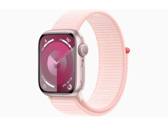 Apple Watch S9/45mm/Pink/Sport Band/Light Pink