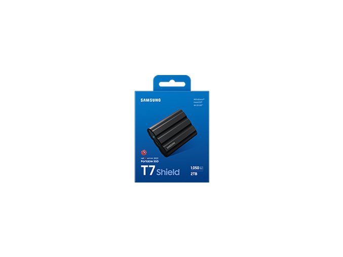 Samsung T7 Shield/2TB/SSD/Externí/2.5"/Černá/3R