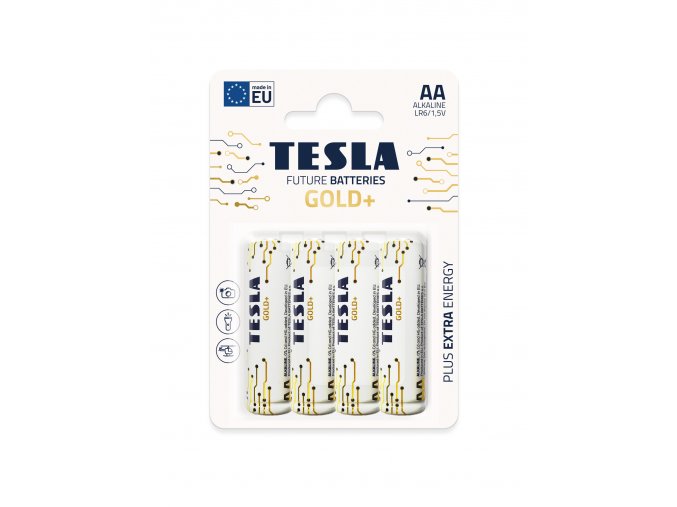 TESLA - baterie AA GOLD+, 4ks, LR06