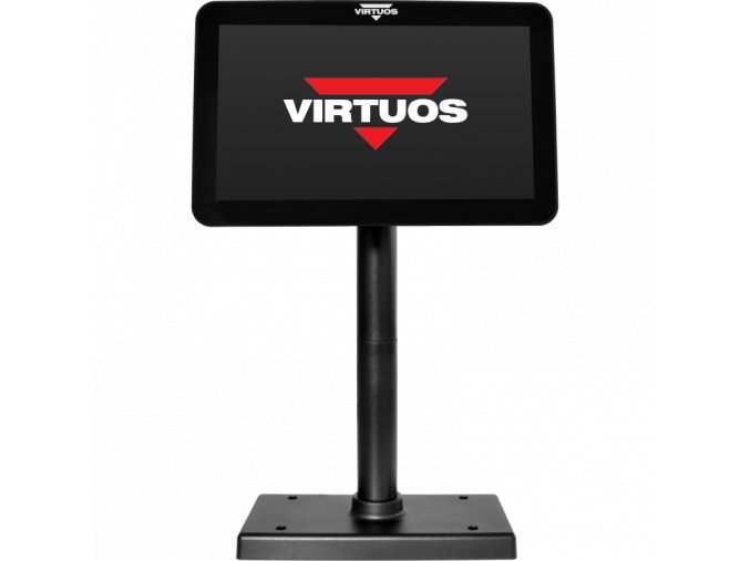 10,1" LCD barevný zákaznický monitor Virtuos SD1010R, USB, černý