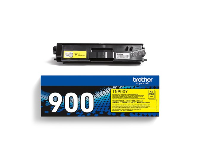 TN 900Y Toner Carton Top s
