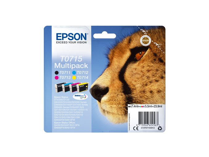 Epson Multipack 4-colours T0715 DURABrite UltraInk