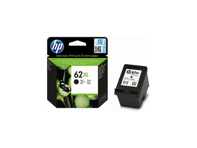 HP 62XL inkoustová náplň černá(C2P05AE)