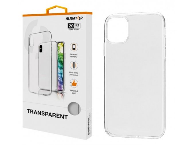 ALIGATOR Pouzdro Transparent Apple iPhone 11