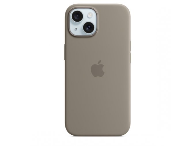 iPhone 15+ Silicone Case with MS - Clay