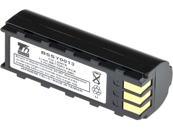 Baterie T6 power Symbol Motorola Zebra LS3478, LS3578, DS3478, DS3578, 2500mAh, 9,3Wh, Li-ion