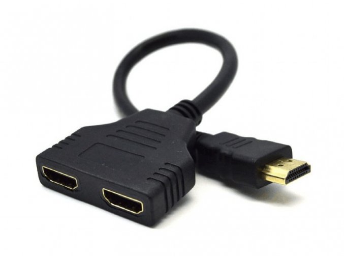 GEMBIRD HDMI splitter, pasivní, kabel, 2 cesty