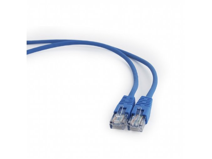 GEMBIRD Eth Patch kabel cat5e UTP, 1m, modrý