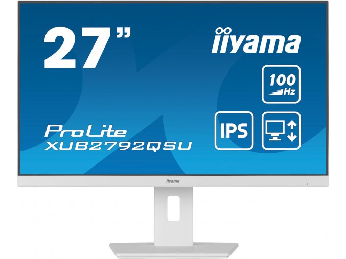 iiyama ProLite/XUB2792QSU-W6/27"/IPS/QHD/100Hz/0,4ms/White/3R