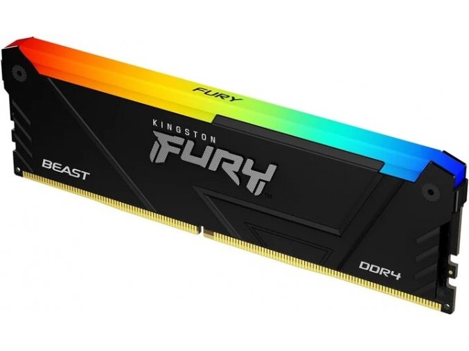 Kingston FURY Beast/DDR4/128GB/3200MHz/CL16/4x32GB/RGB/Black