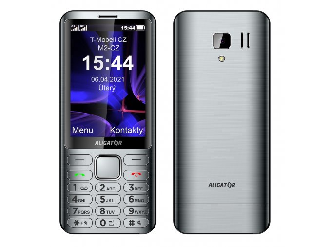 ALIGATOR D950 Dual sim stříbrný