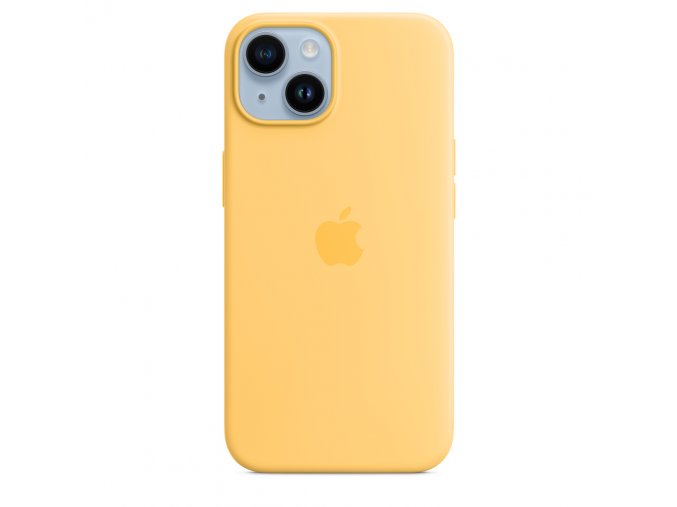 iPhone 14 Silicone Case with MS - Sunglow