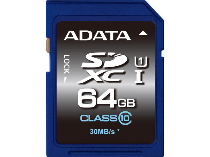 ADATA/SDXC/64GB/50MBps/UHS-I U1 / Class 10