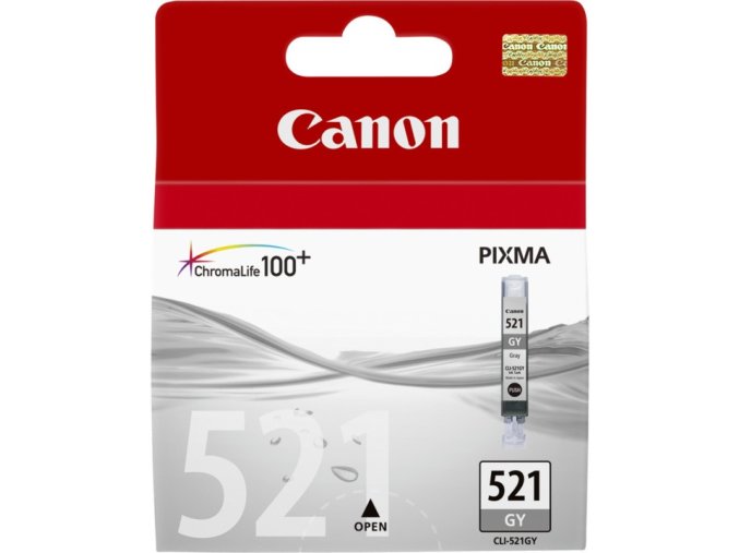Canon CLI-521GY, šedý