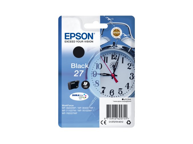 Epson Singlepack Black 27 DURABrite Ultra Ink