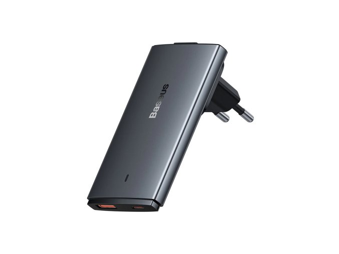 Baseus Nabíječka do sítě GaN5 Pro Ultra Slim USB-C/USB-A 65 W šedá