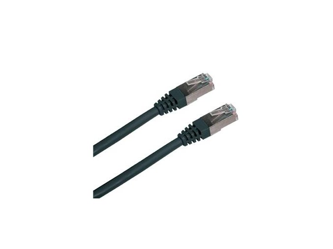 Patch cord FTP cat5e 2M černý