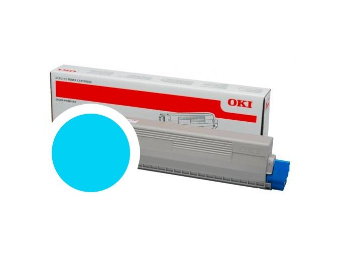 OKI cyan toner do C824/C834/C844 (5 000 stran)