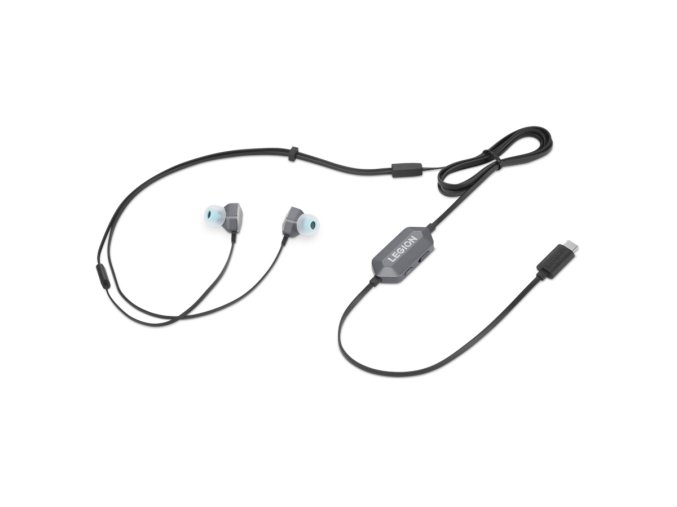 Lenovo Legion E510/7.1/USB-C/Drát/Šedá