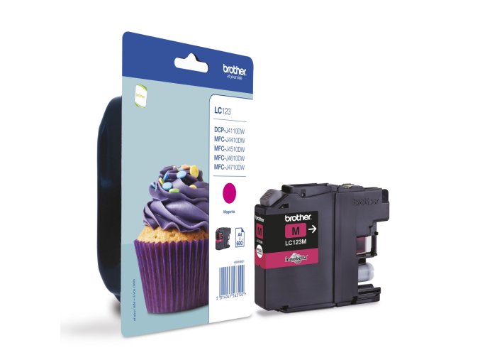 LC-123M (inkoust magenta, 600 str.)