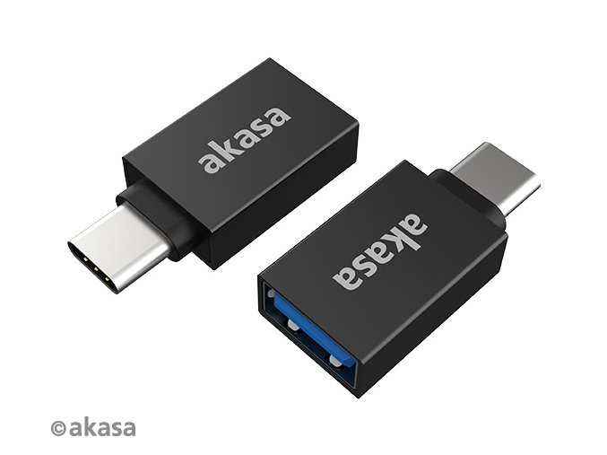 AKASA - USB 3.1 Gen 2 Type-A (F) na Type-C (M) 2 ks