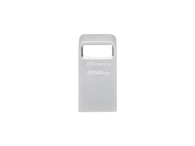 Kingston DataTraveler Micro/256GB/USB 3.2/USB-A/Stříbrná