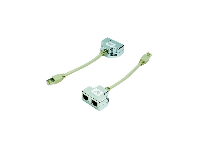 DATACOM Rozbočka 1 na 2 STP cat5e