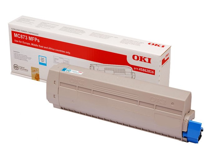 Cyan toner do MC873 (10.000 stránek)