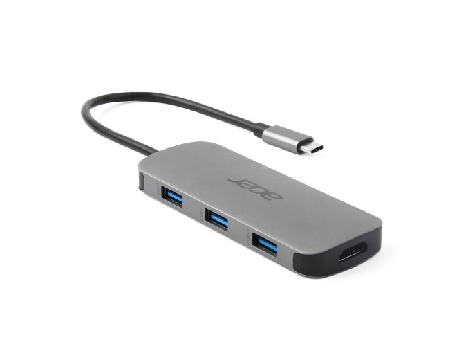 Acer 7in1 USB-C dongle (HDMI, DP, USB, RJ)