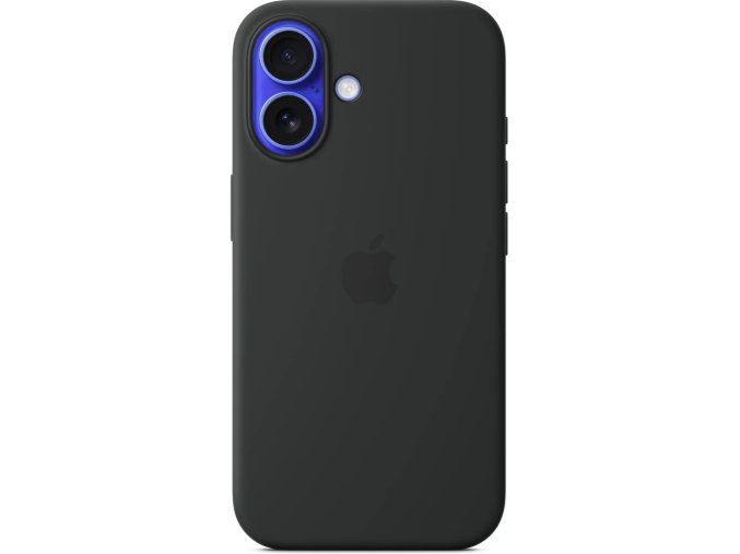 iPhone 16 Silicone Case with MS - Black