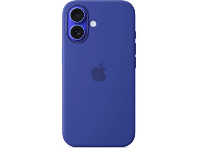 iPhone 16 Plus Silicone Case with MS - Ultramarine