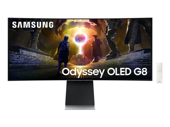 Samsung Odyssey OLED G8/G855D/34"/OLED/3440x1440/175Hz/0,03ms/Silver/3R