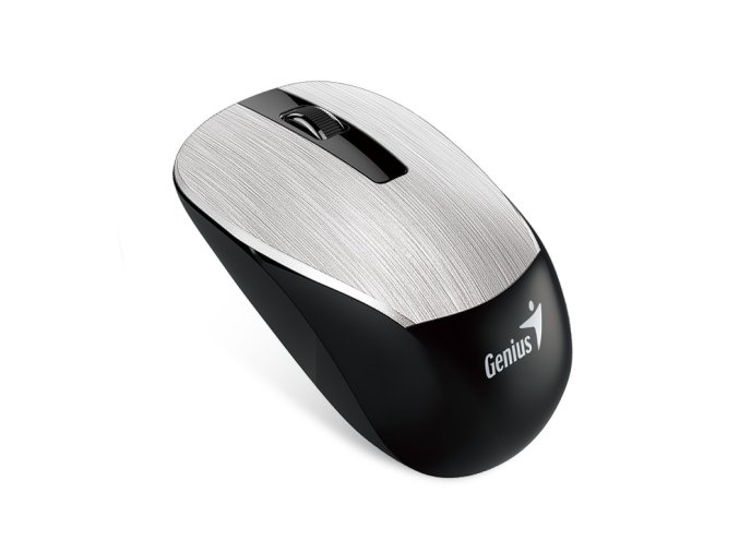 GENIUS NX-7015/Kancelářská/Optická/1 600 DPI/Bezdrátová USB/Stříbrná