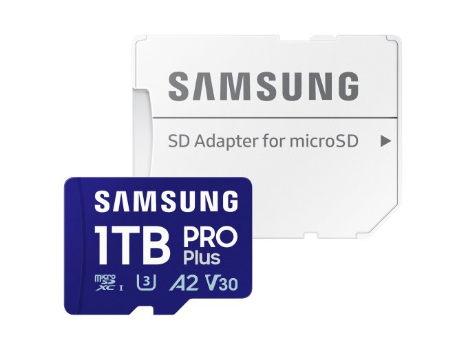 Samsung PRO Plus/micro SDXC/1TB/UHS-I U3 / Class 10/+ Adaptér/Modrá