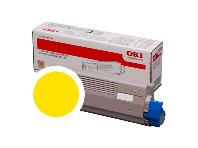 oki toner jaune 46861305 s