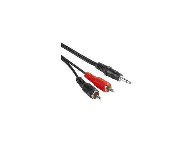 PremiumCord Kabel Jack 3.5mm-2xCINCH M/M 3m
