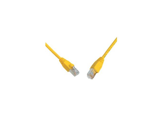 SOLARIX patch kabel CAT6 SFTP PVC 2m žlutý