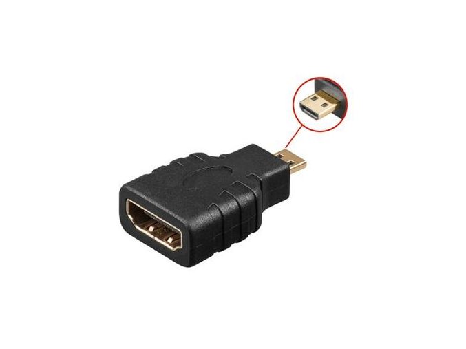 PremiumCord Adapter HDMI-A - micro HDMI-D, F/M